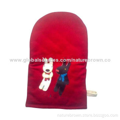 Oven gloves, made of 100% cotton